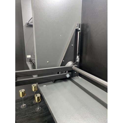 Висувна сушка для посуду Starax, модульна, антрацитового кольору, L-600мм - 12381.