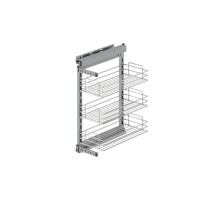Карго STARAX на 3 полиці 300мм хром праве з напрямними Тандем