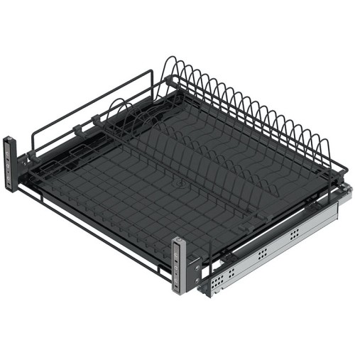 Висувна сушка для посуду Starax антрацит, L-800мм - 12218