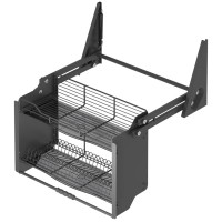 Висувна сушка для посуду Starax, модульна антрацит, L-900мм