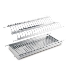 Сушка для посуду Prima 1000мм дворівневе з телескопічним кріпленням