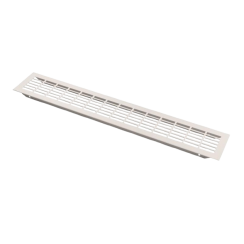 Вентиляційна решітка GTV 80×480 мм, алюміній, колір кашемір