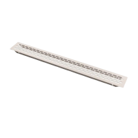 Вентиляційна решітка GTV 60×484 мм, алюміній, колір кашемір