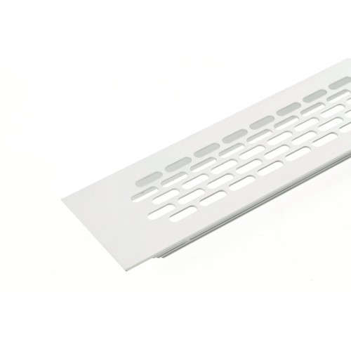Вентиляційна решітка  алюмінієві, білі, 480х60 мм - KK-W60800-M1