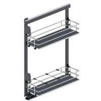 Карго Rejs Maxima Silva на 2 полиці 200мм хром/графіт ліве