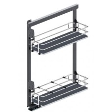 Карго Rejs Maxima Silva на 2 полиці 200мм хром/графіт ліве