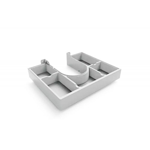 Ограждение сифона с лотком и разделителями для ящика под мойку Mesan ДСП 18мм Белый - 14154