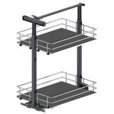 Карго Rejs Maxima Silva на 2 полиці 300мм хром/графіт нижній