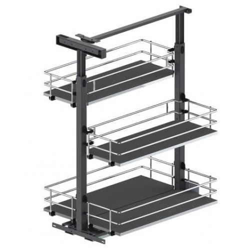 Карго Rejs Maxima Silva на 2 полиці 300мм хром/графіт нижній