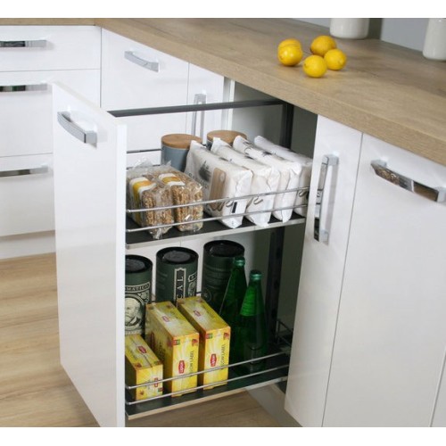 Карго Rejs Maxima Silva на 2 полиці 300мм хром/графіт нижній