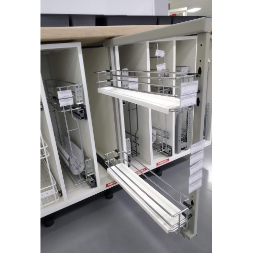 Карго Rejs Maxima Evo на 2 полиці 200мм хром/білий праве - WE30.0030.08.374