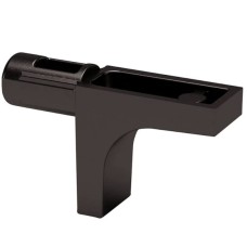 Полкоутримувач для ДСП Italiana Ferramenta K-Line без фіксації, чорний нікель