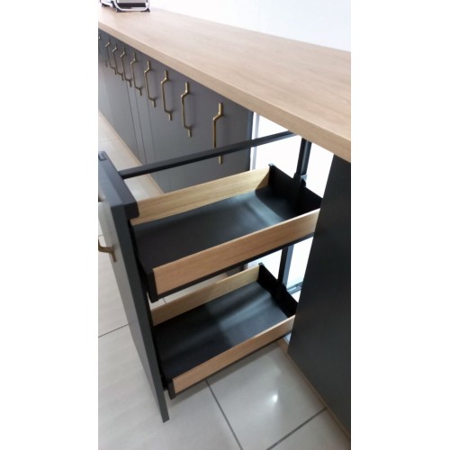 Карго REJS Maxima PURO Графит/Дерево 300мм Нижняя WE35.0016.12.C74 - WE35.0016.12.C74