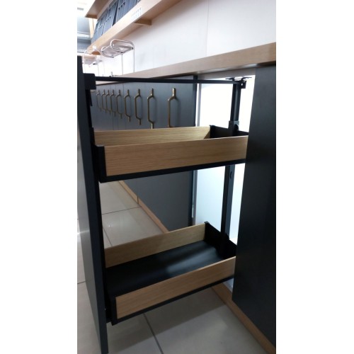 Карго REJS Maxima PURO Графит/Дерево 300мм Нижняя WE35.0016.12.C74 - WE35.0016.12.C74