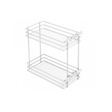 Карго GTV MOVIX 250 мм, 2-х рівневе, біле, бічне кріплення (без напрямних)