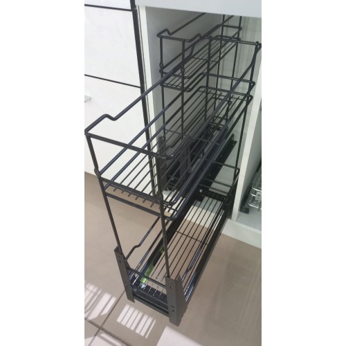 Карго 200/2 термопластичні п/к з дотягом Нижнього кріплення чорне - 14060