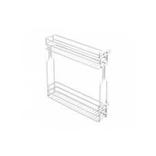 Карго GTV MOVIX 150 мм, 2-х рівневе, біле, бічне кріплення (без напрямних)