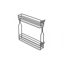Карго GTV MOVIX 150 мм, 2-х рівневе, антрацит (графіт), бічне кріплення (без напрямних)