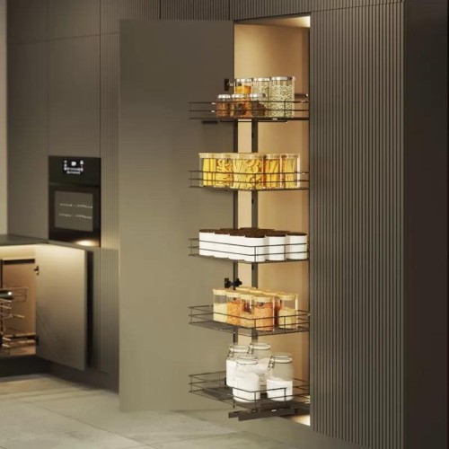 Карго Rejs Maxi Space Classic, 5 полиць, хром, 600 мм, з доводчиком, для високих шаф - 15517