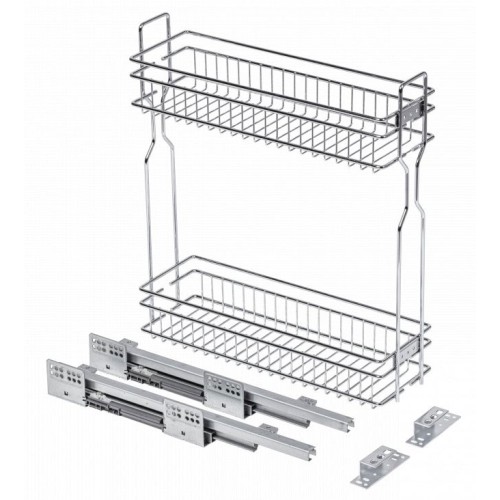 Карго GTV MOVIX 200 мм ХРОМ (без направляющих) - KO-200BO-E-01