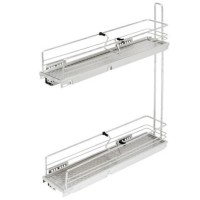 Карго хромоване, 150 мм, з доводчиком та бічним кріпленням