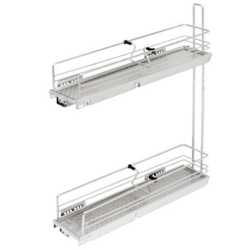 Карго хромоване, 150 мм, з доводчиком та бічним кріпленням - 00000003371