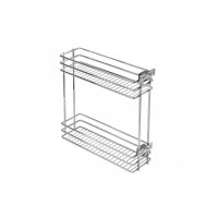 Карго GTV MOVIX 200 мм, 2-х рівневе, хром, бічне кріплення (без напрямних)