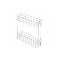 Карго GTV MOVIX 200 мм, 2-х рівневе, біле, бічне кріплення (без напрямних)