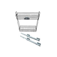 Карго LS SPARK 3D 200 мм, чорне, праве, 2-х рівневе, на прихованих напрямних