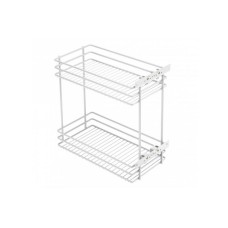 Карго GTV MOVIX 300 мм, 2-х рівневе, біле, бічне кріплення (без напрямних)