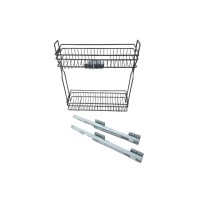 Карго LS SPARK 3D 150 мм, чорне, праве, 2-х рівневе, на прихованих напрямних