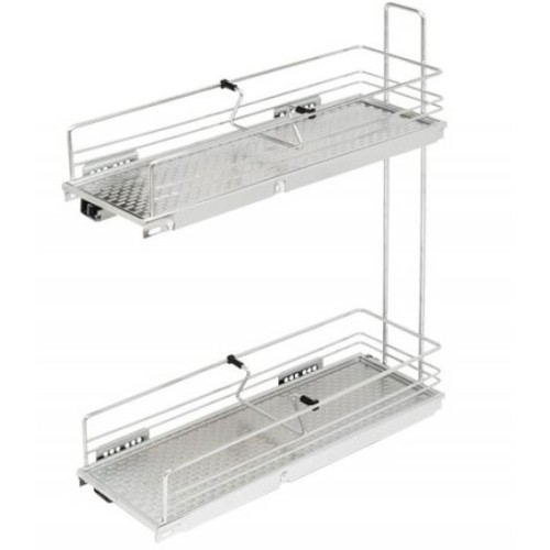 Карго хромоване, 200 мм, з доводчиком та бічним кріпленням - 00000003373