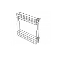 Карго GTV MOVIX 150 мм, 2-х рівневе, хром, бічне кріплення (без напрямних)