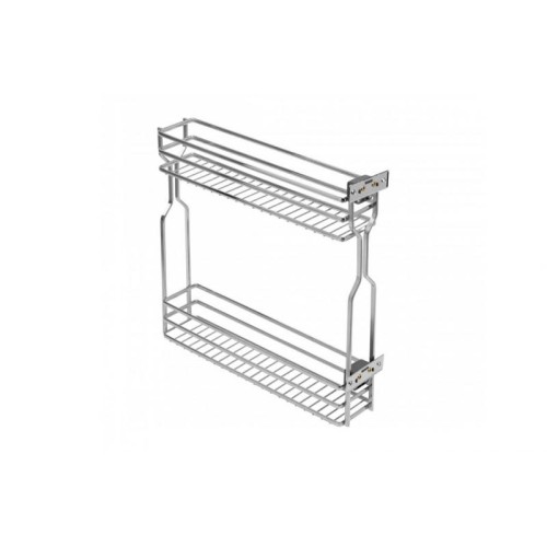 Карго GTV MOVIX 150 мм, 2-х рівневе, хром, бічне кріплення (без напрямних) - 16399