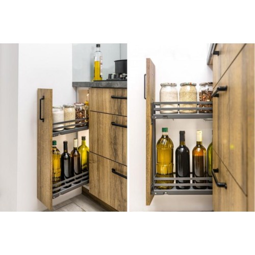 Карго GTV MOVIX PRO, плоский прут, хром/белый, 150 мм - KO-150BO-01B