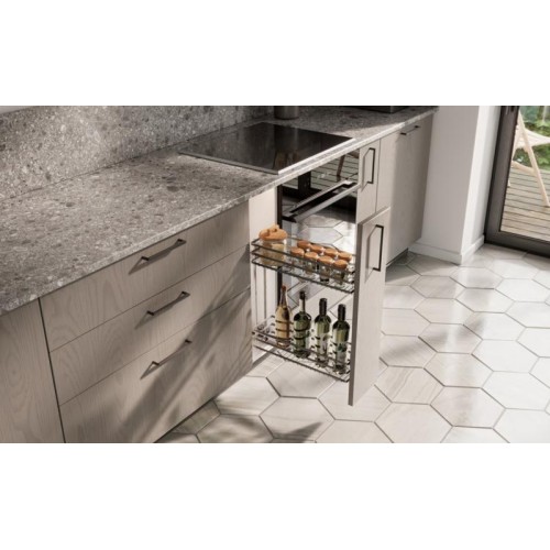 Карго GTV MOVIX 150 мм, 2-х рівневе, антрацит (графіт), бічне кріплення (без напрямних) - 16407