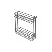 Карго GTV MOVIX 200 мм, 2-х рівневе, антрацит (графіт), бічне кріплення (без напрямних)