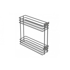 Карго GTV MOVIX 200 мм, 2-х рівневе, антрацит (графіт), бічне кріплення (без напрямних)