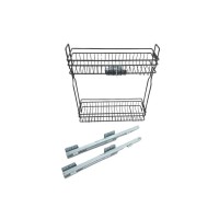 Карго LS SPARK 3D 200 мм, чорне, ліве, 2-х рівневе, на прихованих напрямних