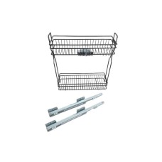 Карго LS SPARK 3D 200 мм, чорне, ліве, 2-х рівневе, на прихованих напрямних