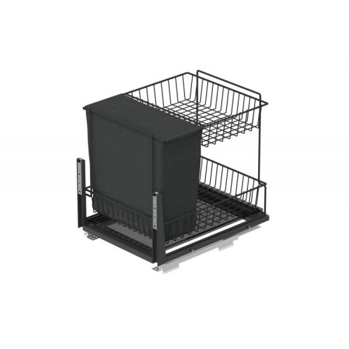 Карго Starax S-2130-А, 300 мм, 2 рівні, для тарілок та хліба, нижнє кріплення, антрацит - S-2130-А