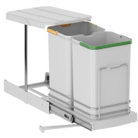 Мусорное ведро STARAX 12л+12л