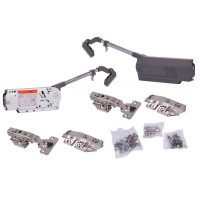 Підйомник подвійний Bi-Fold Light H=600-800 мм, 4,5-9,8 кг, Soft Close, графіт