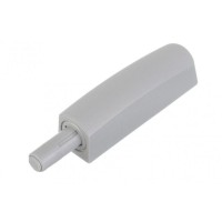 Штовхач Strong сірий накладний короткий каучукове закінчення