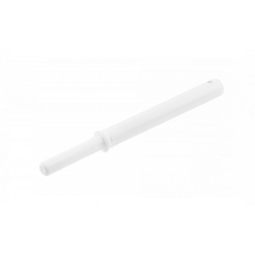 Толкатель GTV SALTO WHITE врезной длинный с силиконовым окончанием белый - AM-OWM-DL-GM-10