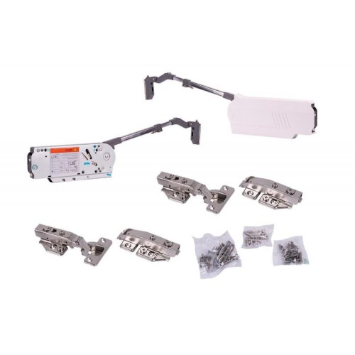 Подъемник двойной Bi-Fold E-strong, H=750-1000 мм, 8,5-14 кг, Soft Close, белый - 15848