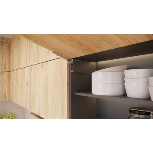 Підйомник для фасадів GTV HORIZON Soft Close - XL, графіт - PD-H-STRONG-PLUS-80