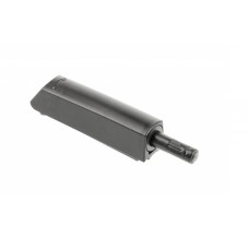 Штовхач GTV Salto Nova, чорний, із силіконовим закінченням, накладний, короткий