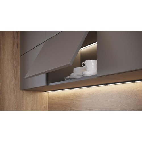 Виштовхувач GTV SALTO NOVA ANTRACITE із силіконовим закінченням, накладний, довгий - 14693