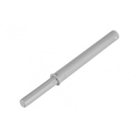 Штовхач Strong сірий врізний довгий каучукове закінчення